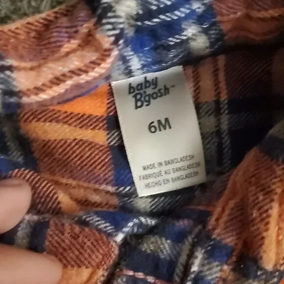 Osh Kosh Plaid Button Up - Picture 3 of 3